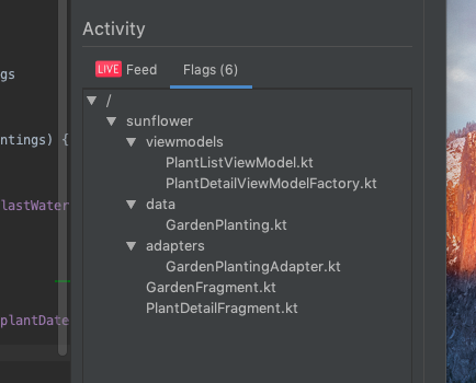 Predlab Sync Project Flag tree